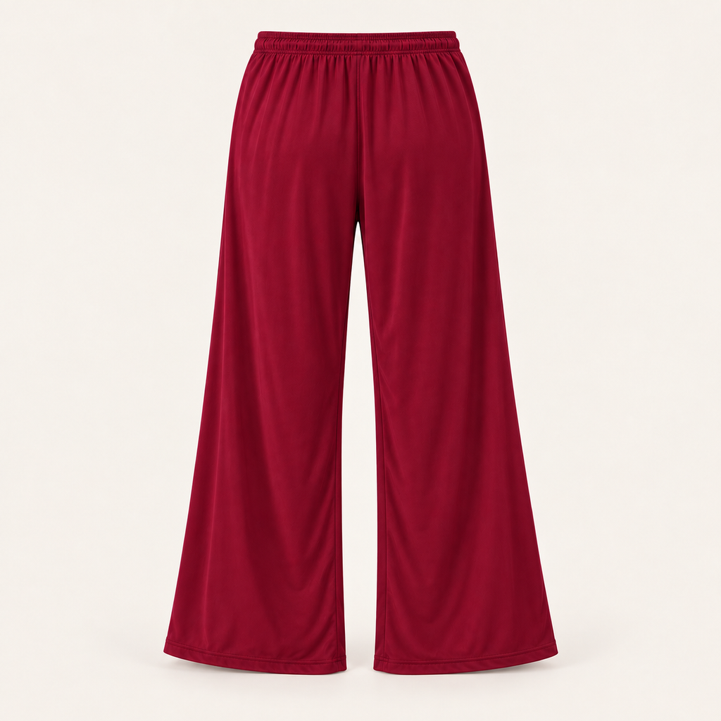 Drop 001 · Wide-Leg Trousers — Team Cherry