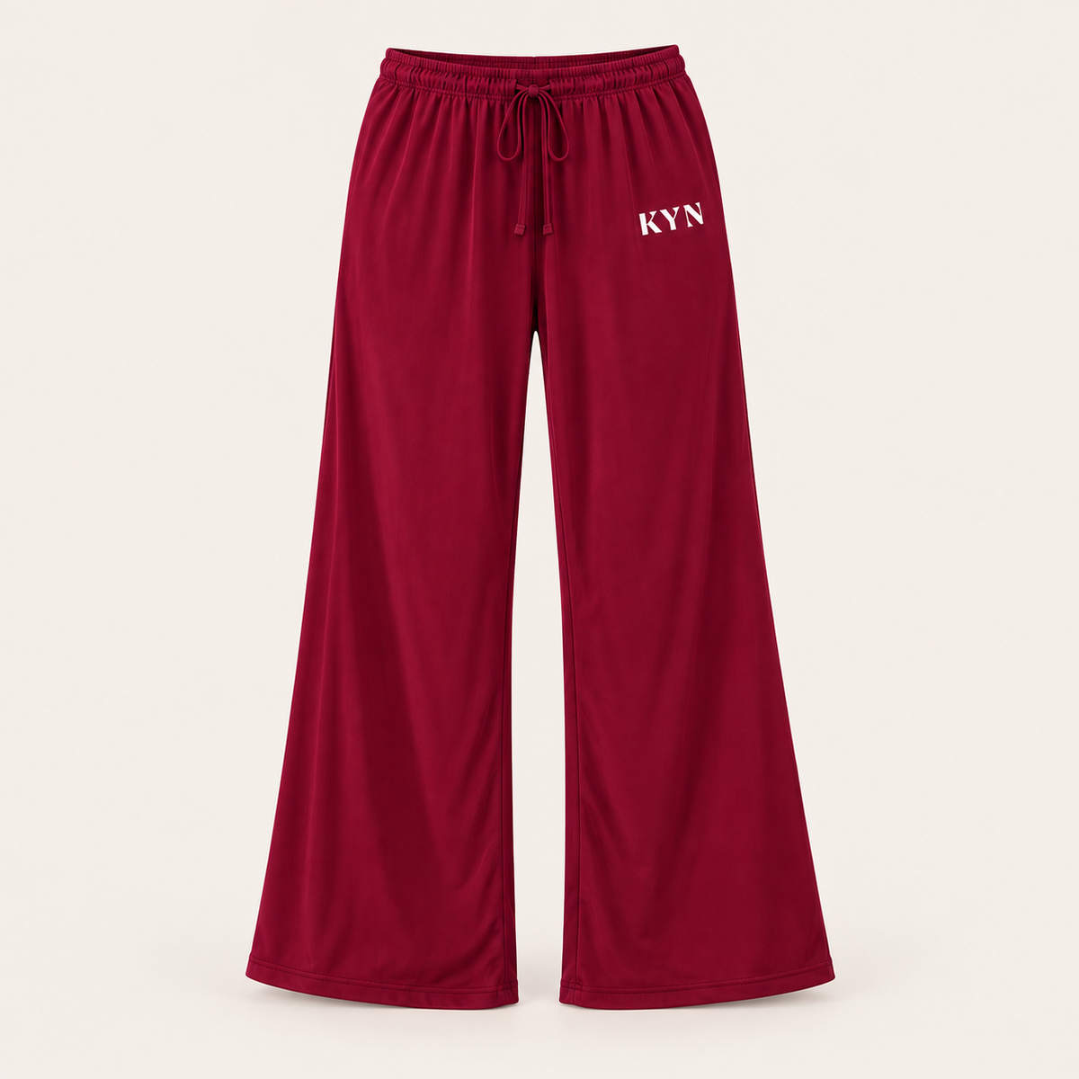 Drop 001 · Wide-Leg Trousers — Team Cherry