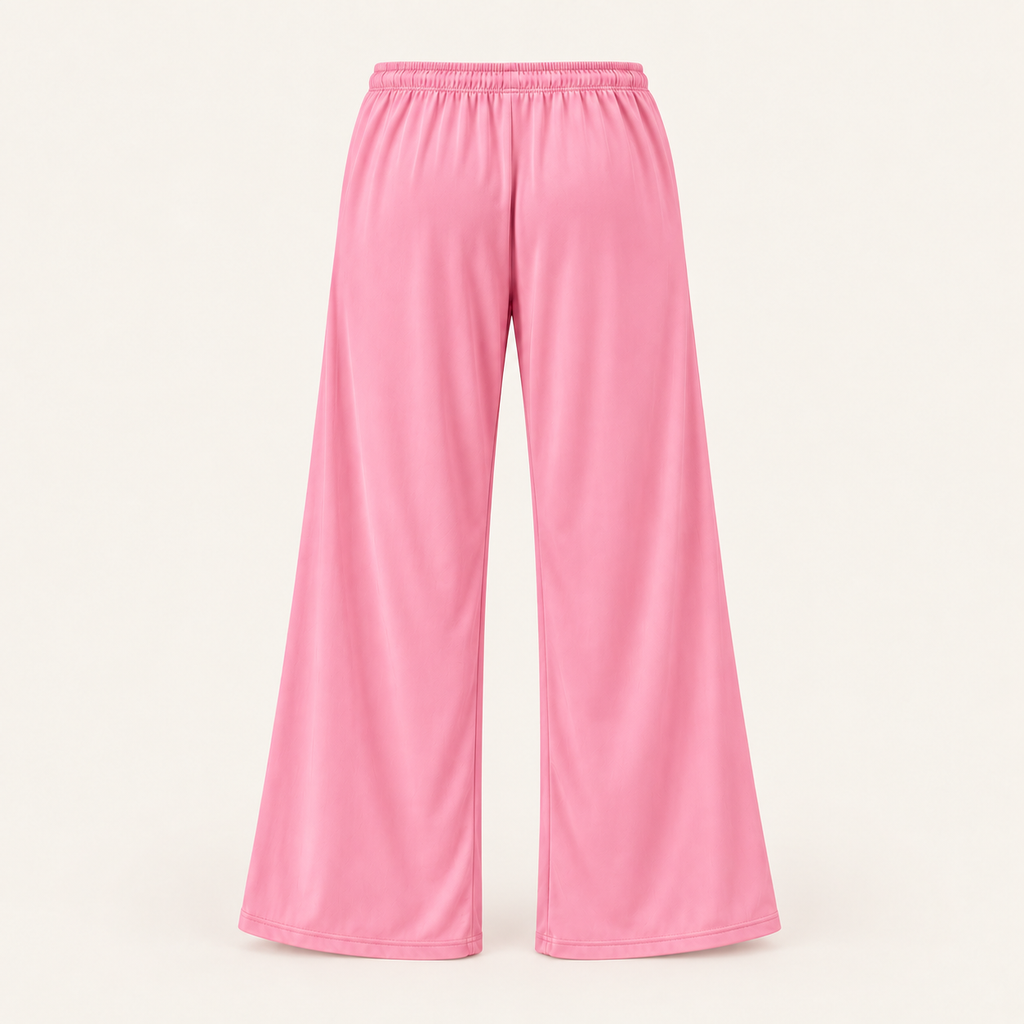 Drop 001 · Wide-Leg Trousers — Team Pink