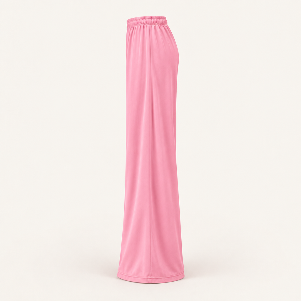 Drop 001 · Wide-Leg Trousers — Team Pink