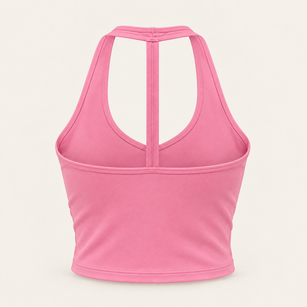 Drop 001 · Halter Top — Team Pink