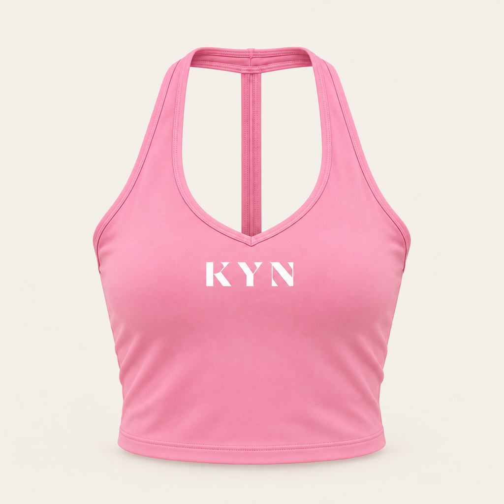 Drop 001 · Halter Top — Team Pink
