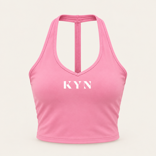 Drop 001 · Halter Top — Team Pink